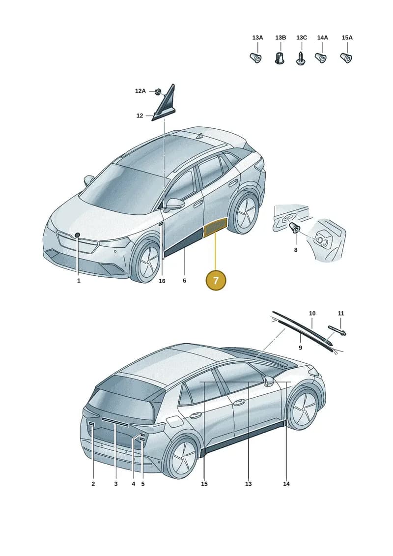 5LA854949B9B9 — Skoda Enyaq (2020-2021) diagram 50a853000, position 7