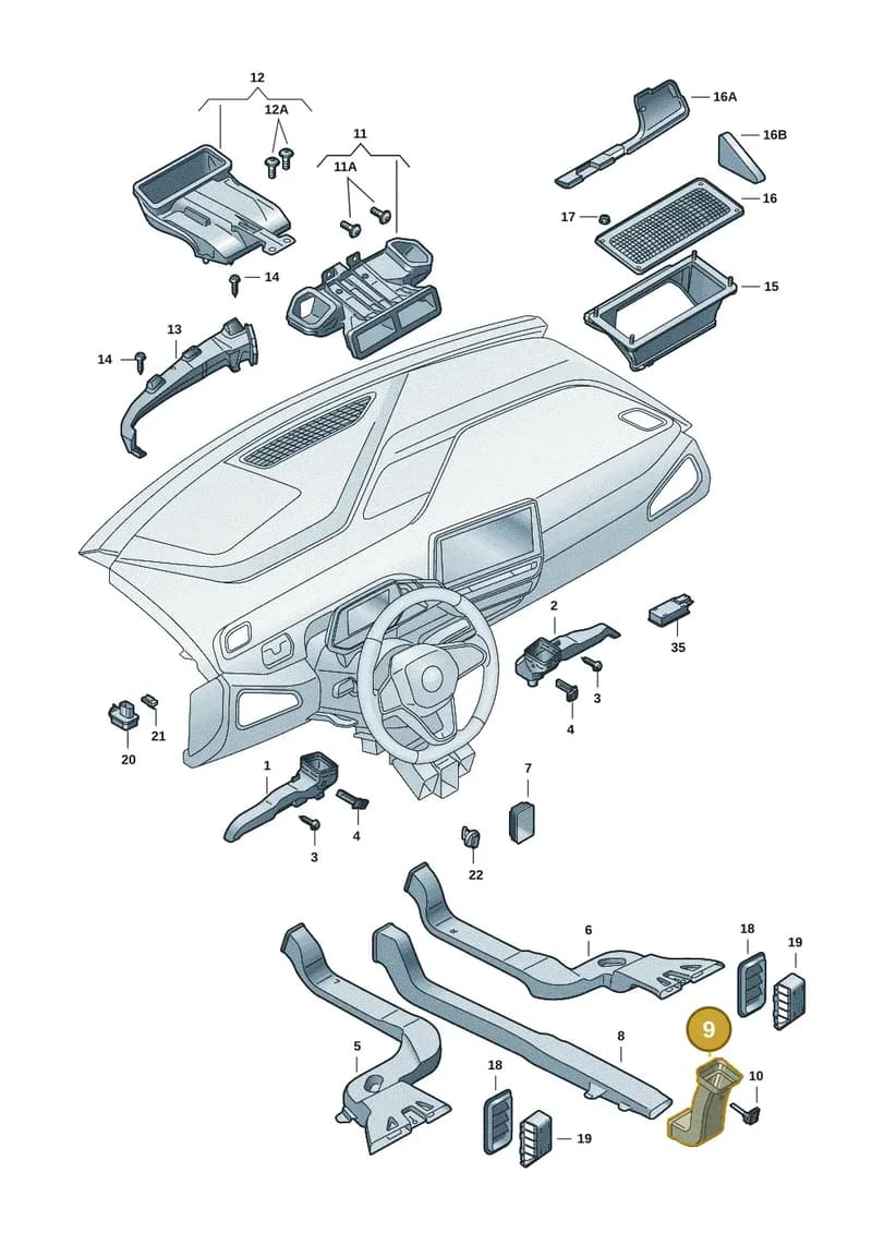 5LA857946 — Skoda Enyaq (2020-2021) diagram 50a819010, position 9