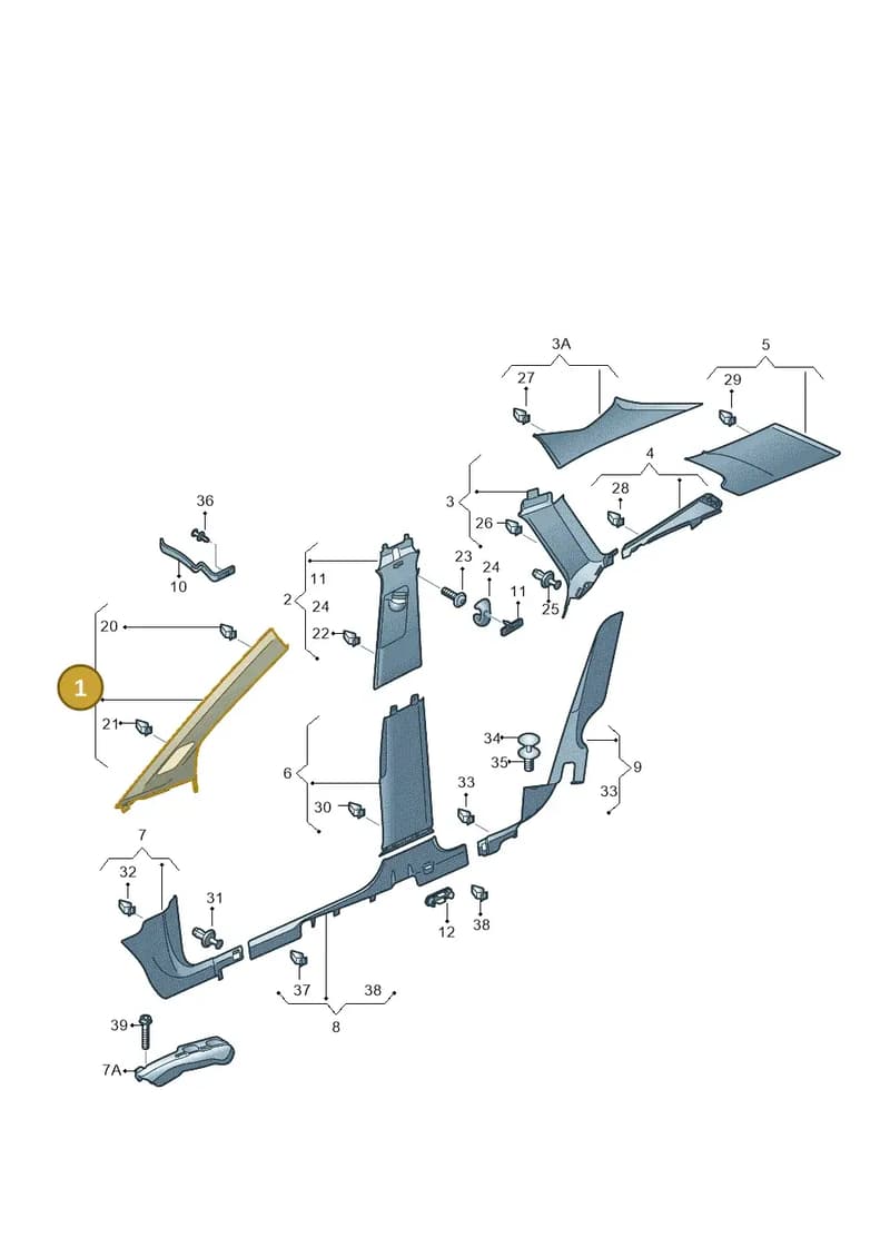 5LA867234ARM5 — Skoda Enyaq (2020-2021) diagram 50a867065, position 1