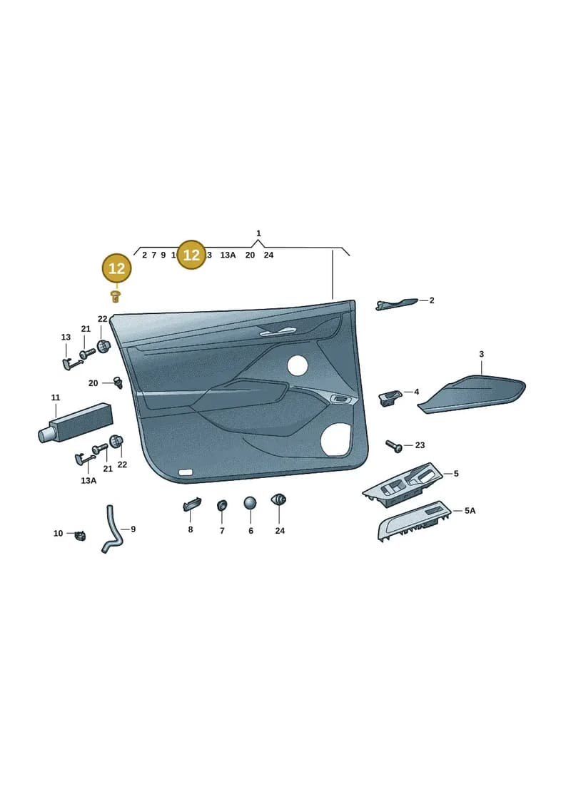 5LA8683914PK — Skoda Enyaq (2020-2021) diagram 50a867000, position 12