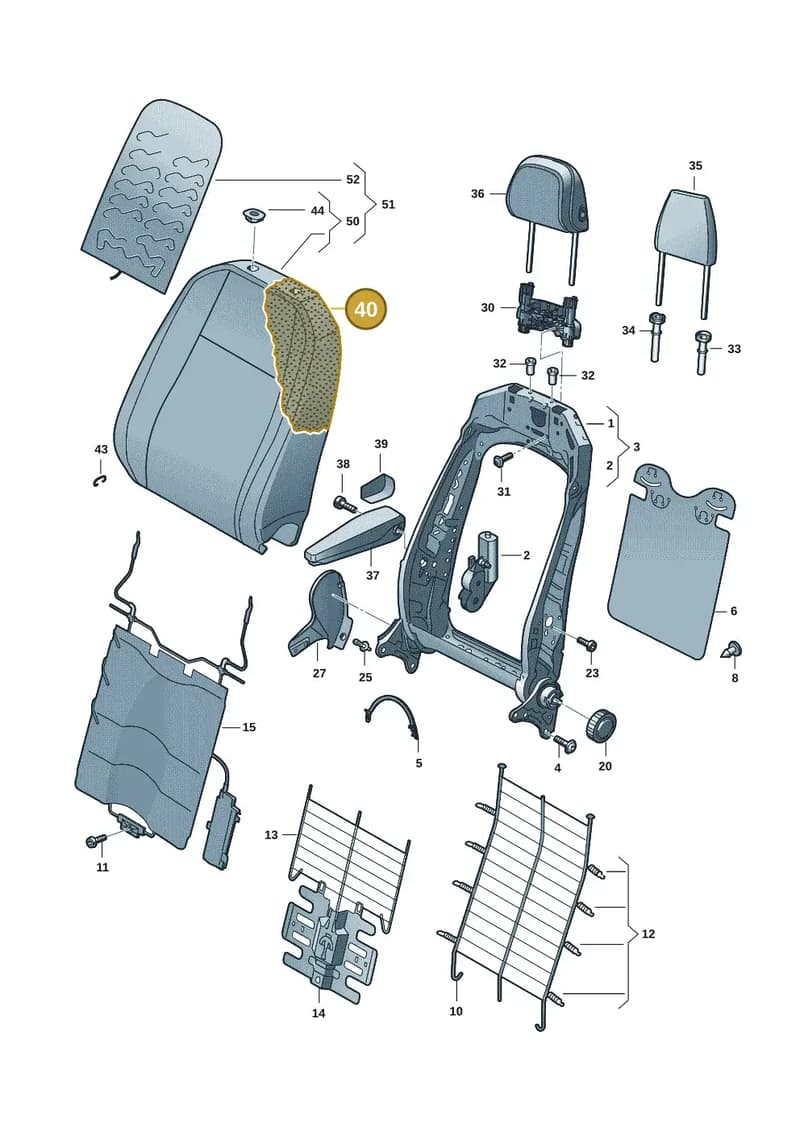 5LA881776AL — Skoda Enyaq (2020-2021) diagram 11a881500, position 40