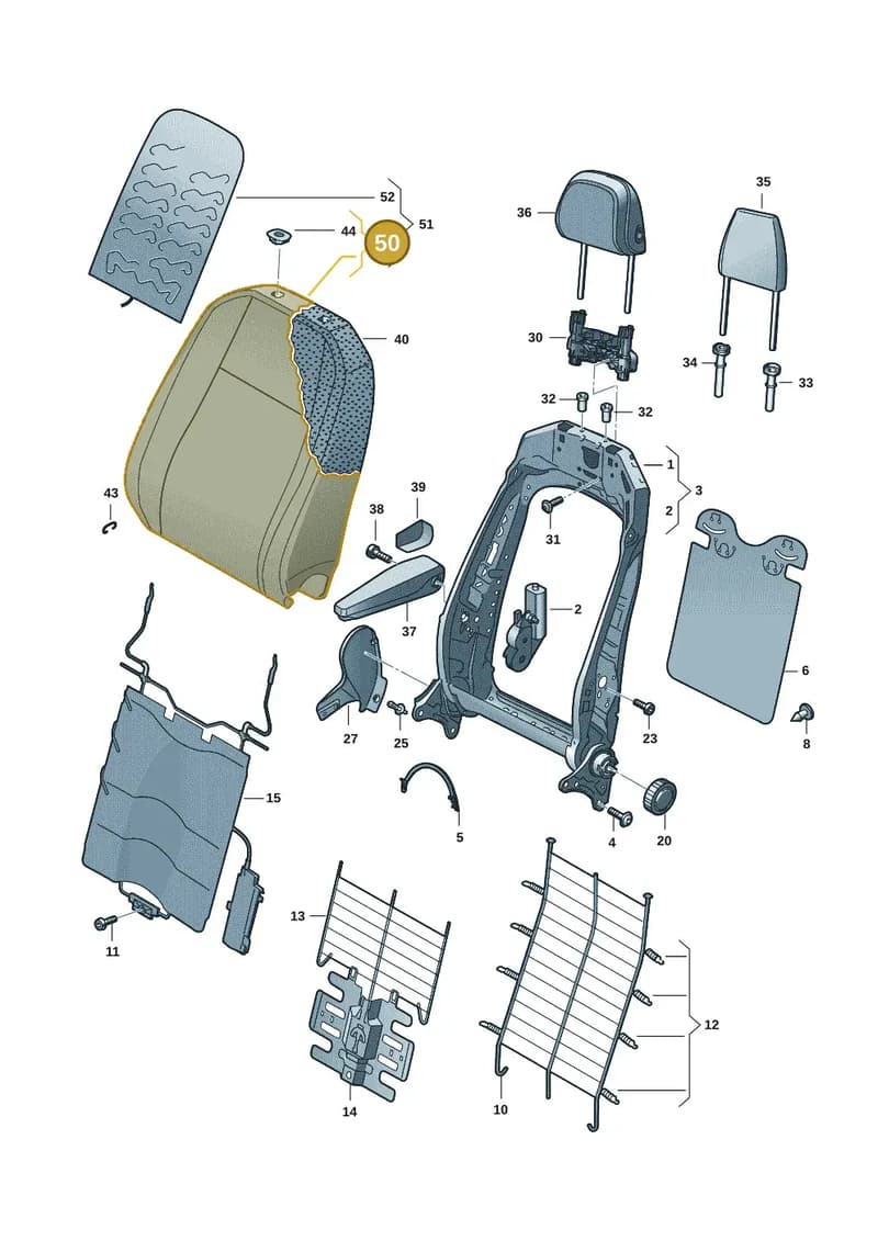 5LA881806ELXVK — Skoda Enyaq (2020-2021) diagram 11a881500, position 50