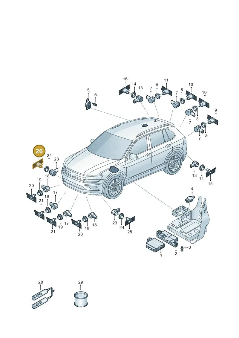 5LA919488 — Skoda Enyaq (2020-2021) diagram 804919500, position 26