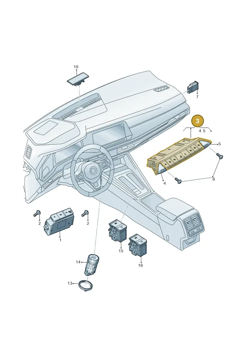 5LA925200CWHS — Skoda Enyaq (2020-2021) diagram 585941050, position 3