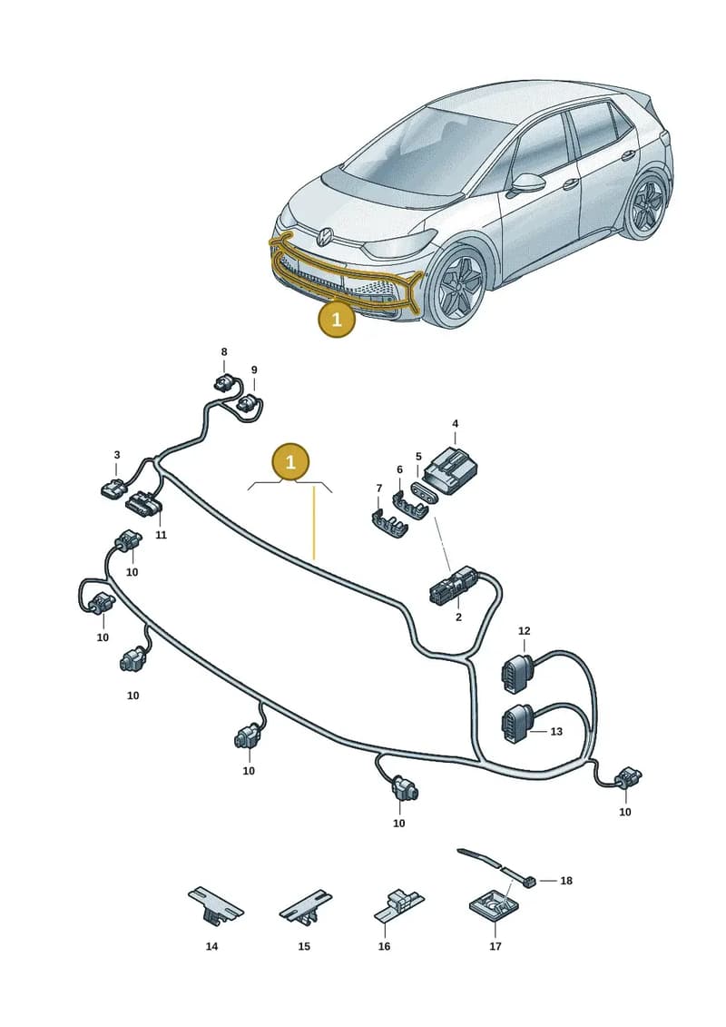5LA971095AE — Skoda Enyaq (2020-2021) diagram 10a971000, position 1