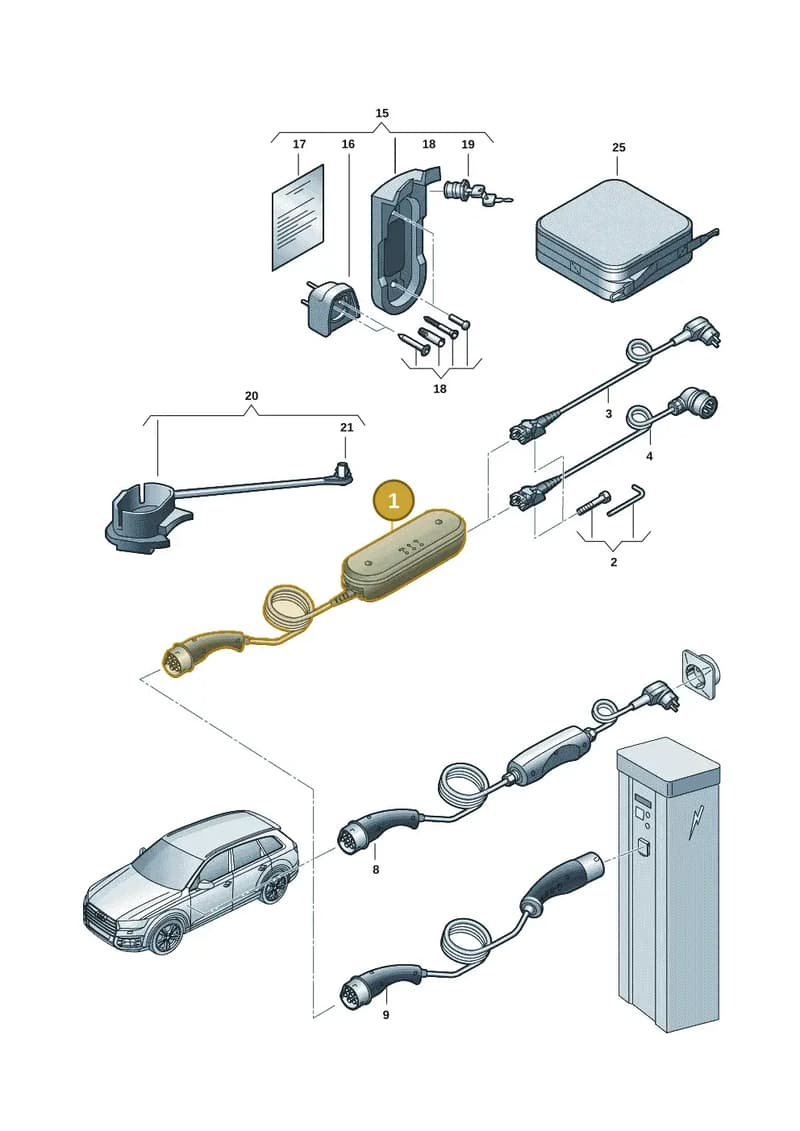5LA971675A — Skoda Enyaq (2020-2021) diagram 50a970000, position 1