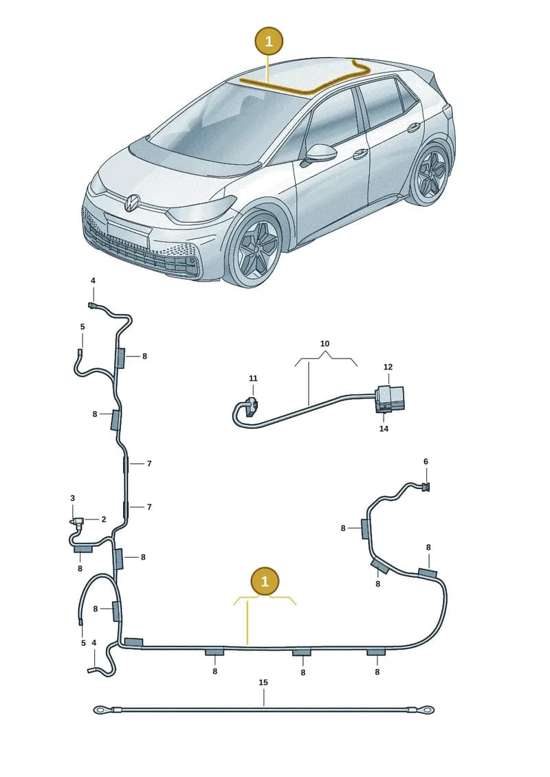 5LA971694N — Skoda Enyaq (2020-2021) diagram 10a972030, position 1