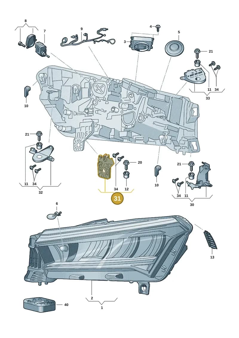 5LA998226A — Skoda Enyaq (2020-2021) diagram 50a941000, position 31