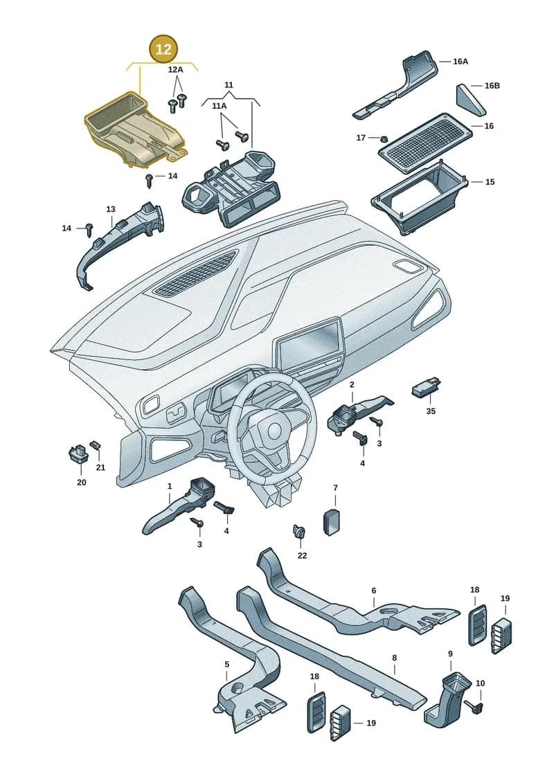 5LB819655A — Skoda Enyaq (2020-2021) diagram 50a819010, position 12