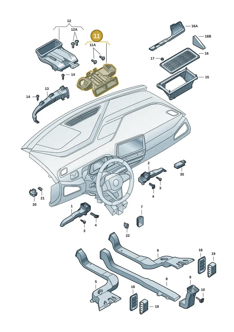 5LC819363A — Skoda Enyaq (2020-2021) diagram 50a819010, position 11