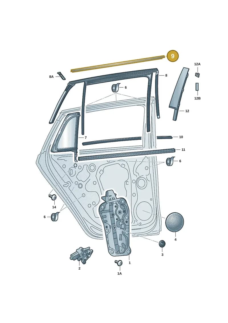 5LE839644E041 — Skoda Enyaq (2020-2021) diagram 50a839060, position 9