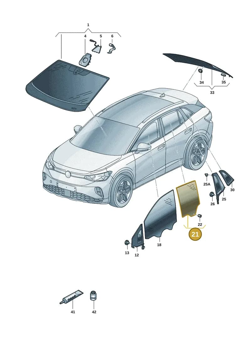 5LE845206 — Skoda Enyaq (2020-2021) diagram 50a845000, position 21