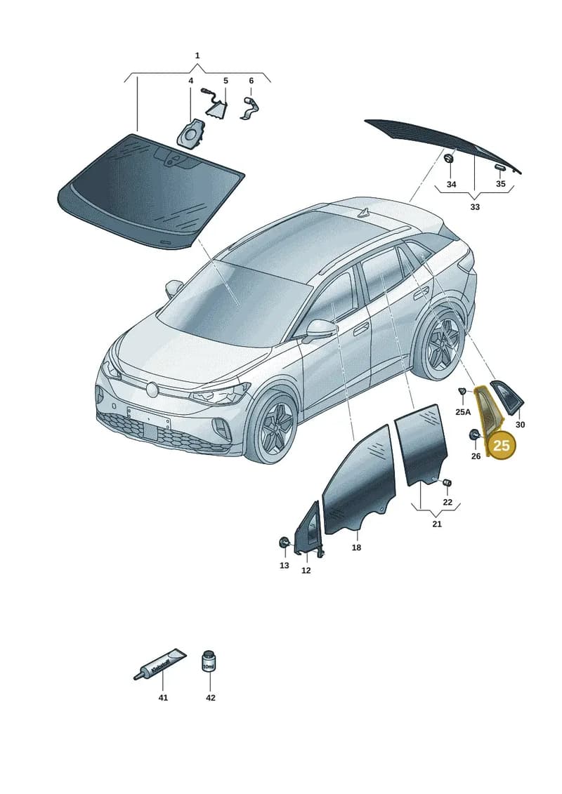 5LE845213C5AP — Skoda Enyaq (2020-2021) diagram 50a845000, position 25