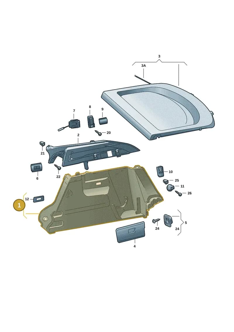 5LE867428BYHN — Skoda Enyaq (2020-2021) diagram 50a867080, position 1