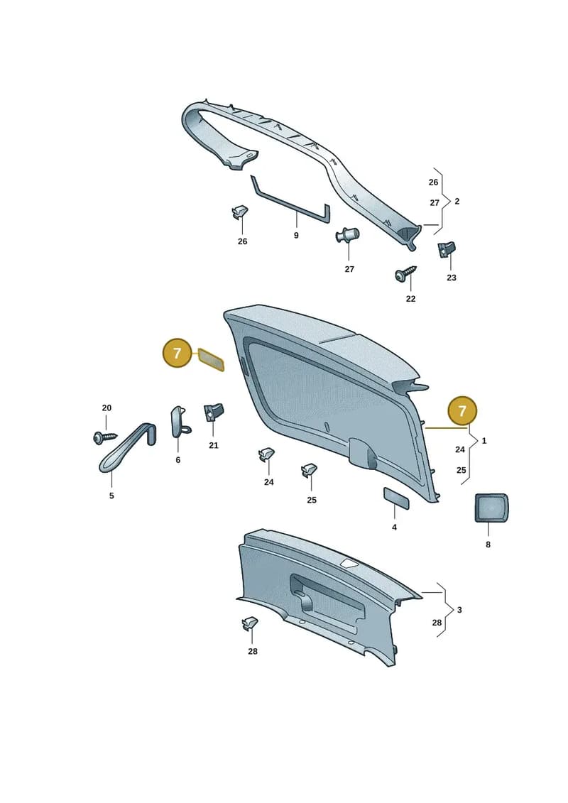 5LE8676584PK — Skoda Enyaq (2020-2021) diagram 50a867090, position 7