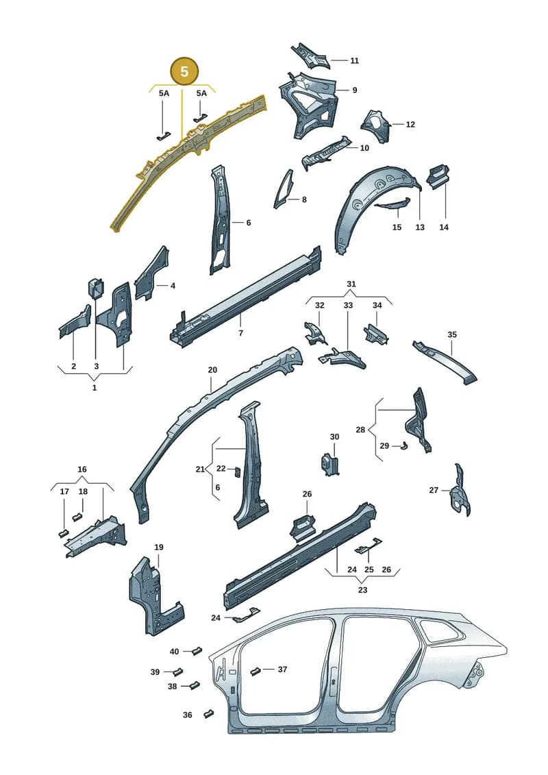 5LG809421 — Skoda Enyaq (2020-2021) diagram 50a809000, position 5