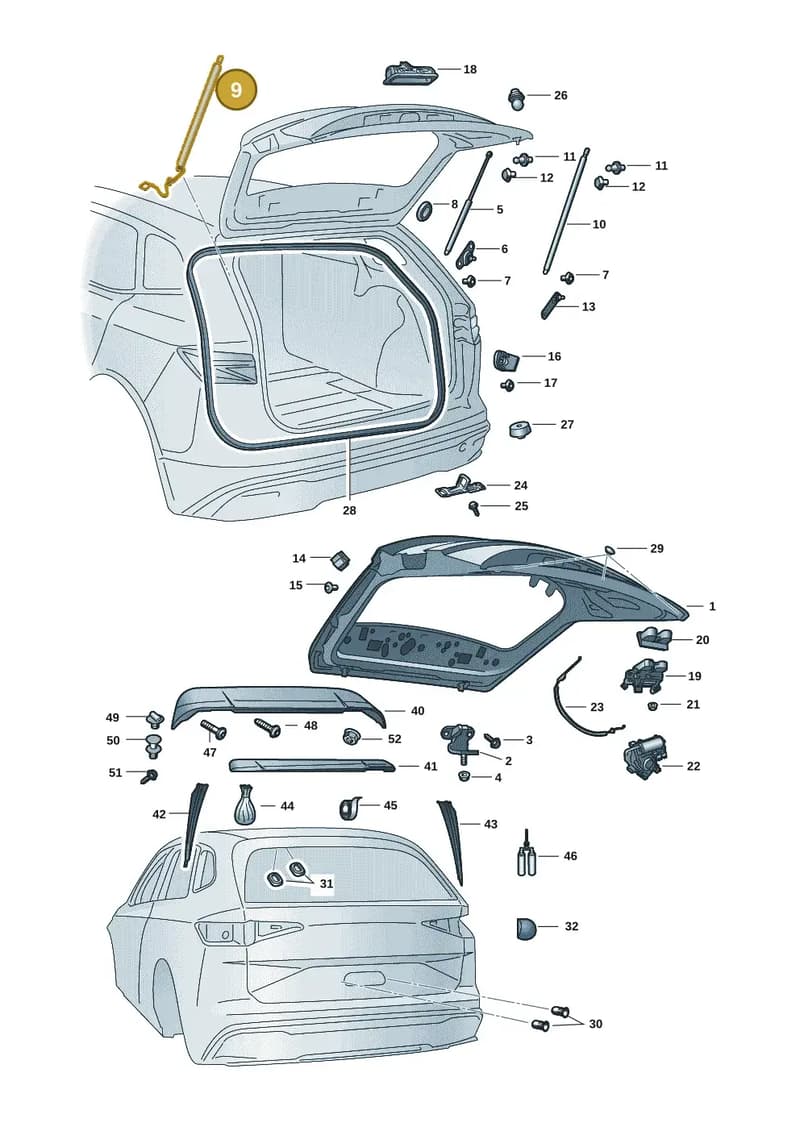 5LG827851C — Skoda Enyaq (2020-2021) diagram 50a827000, position 9