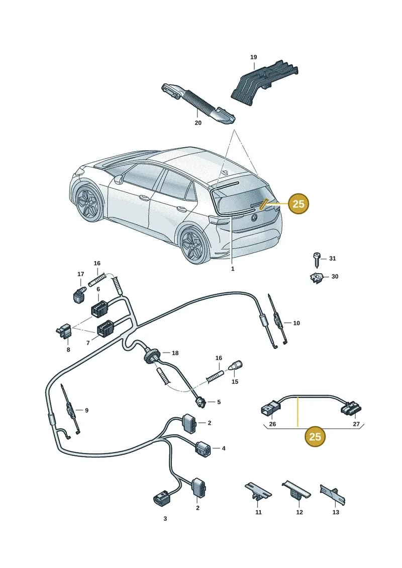 5LG971147 — Skoda Enyaq (2020-2021) diagram 10a972080, position 25