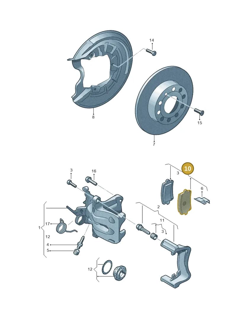 5Q0698451AL — Skoda Octavia (2017-2020) diagram 409615600, position 10