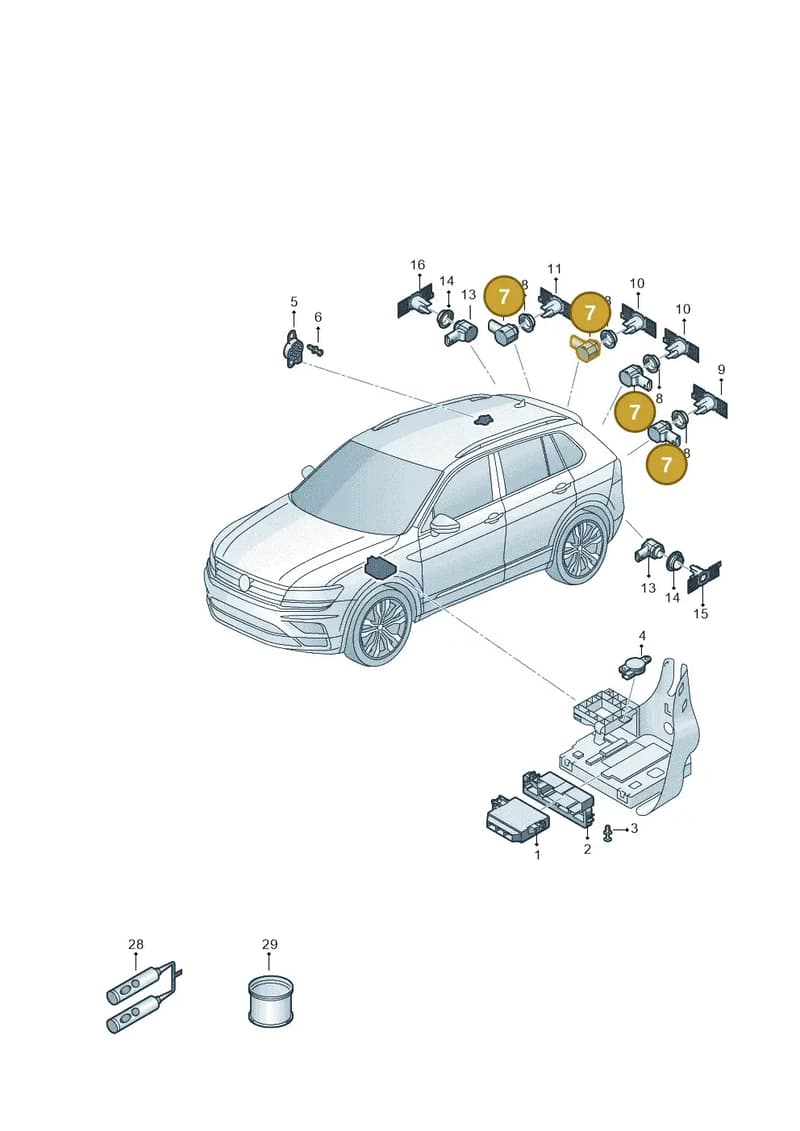 5Q0919275B9B9 — Skoda Kodiaq (2016-2024) diagram 804919550, position 7