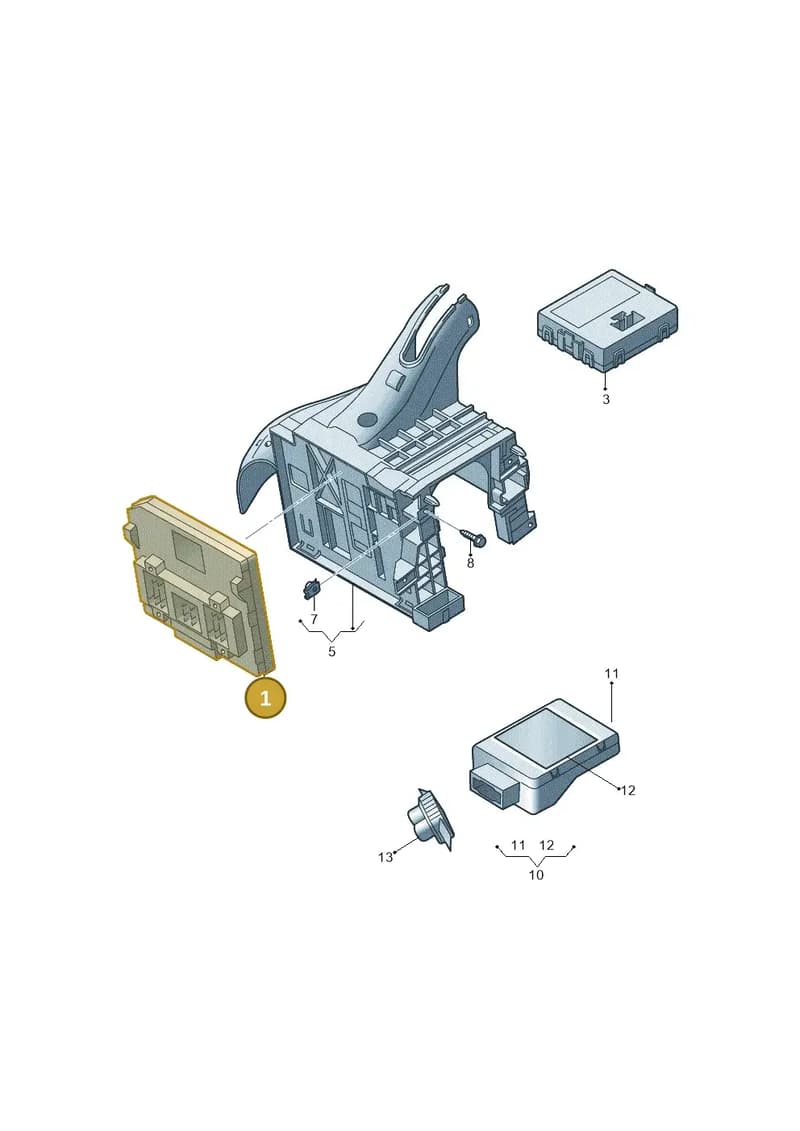 5Q0937086AAZ00 — Skoda Octavia (2012-2017) diagram 753937510, position 1