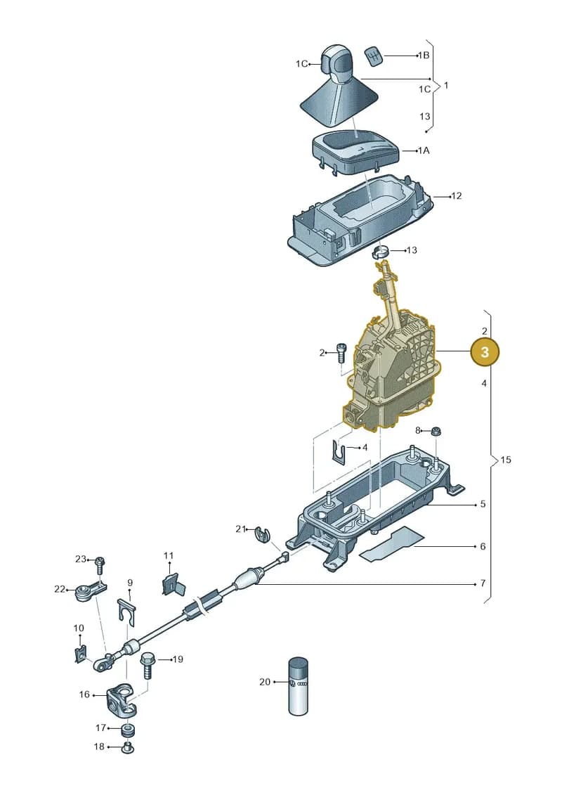 5Q2713041L — Skoda Octavia (2017-2020) diagram 805713010, position 3