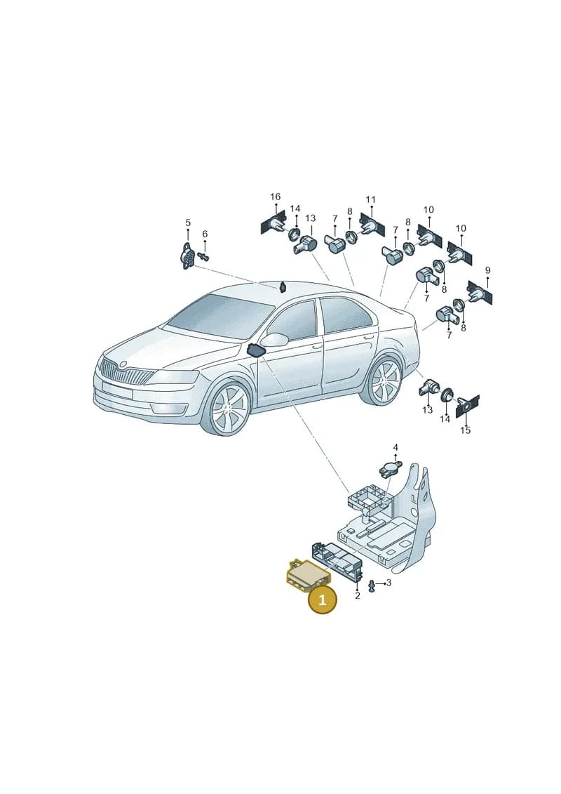 5QA919283D — Skoda Superb Combi (2015-2024) diagram 753919550, position 1