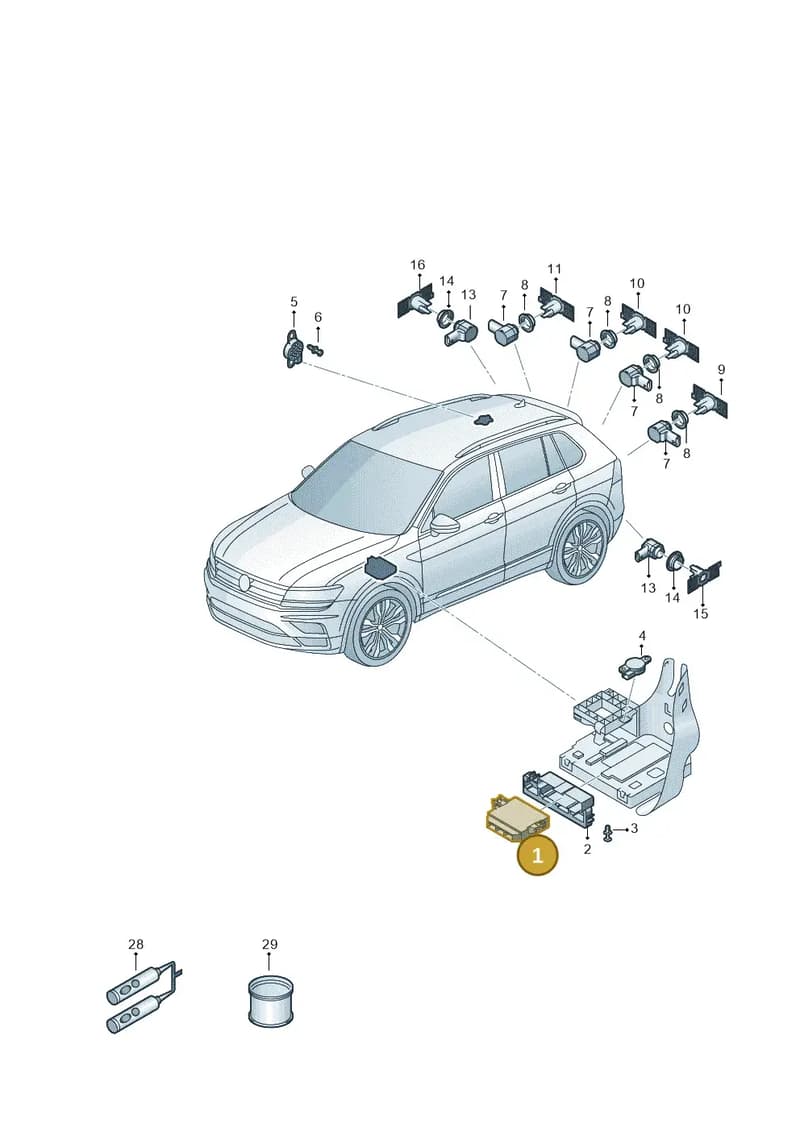 5QA919283D — Skoda Octavia (2017-2020) diagram 804919550, position 1