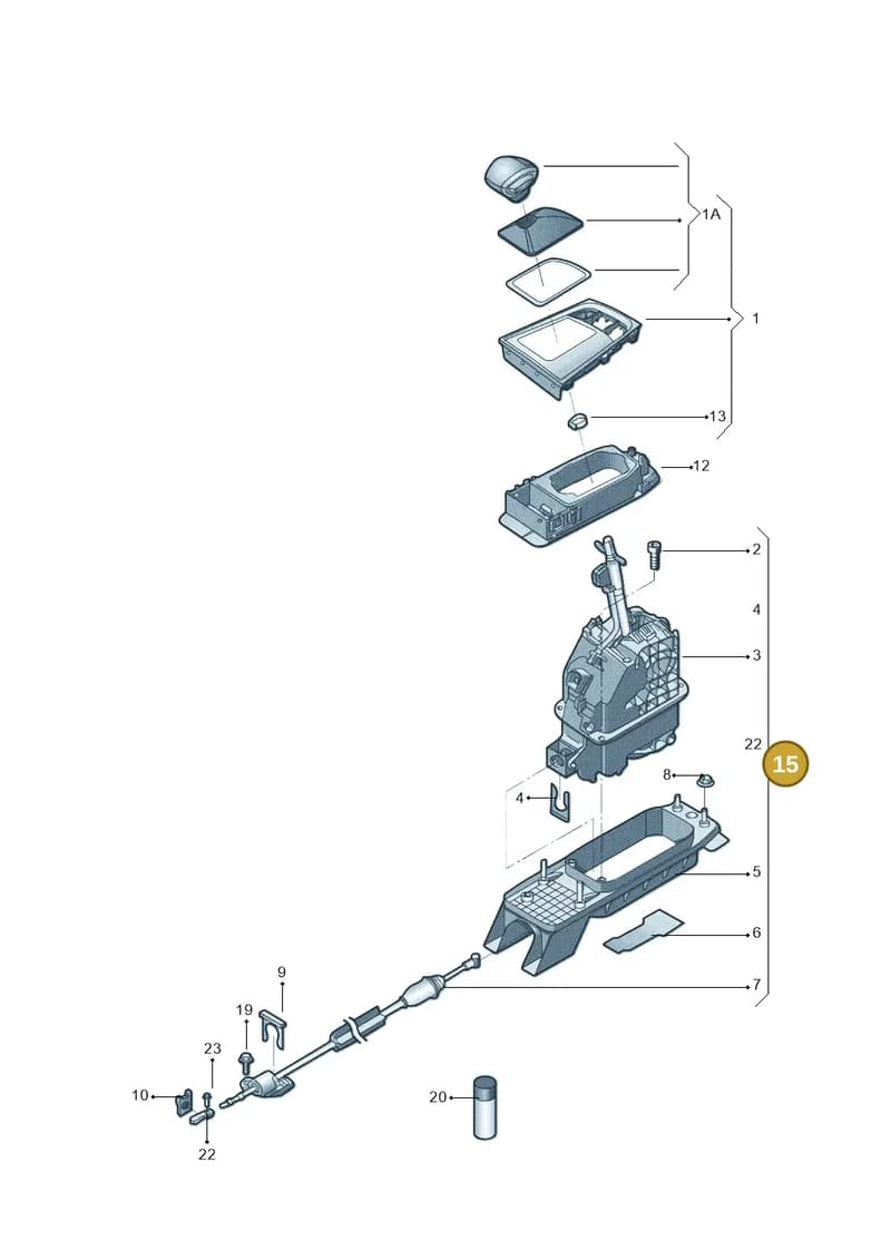 5QH713025G — Skoda Kodiaq (2017-2022) diagram 644713010, position 15