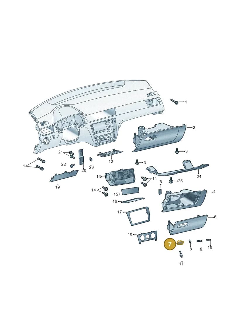 60U8571479B9 — Skoda Rapid (2012-2022) diagram 740857200, position 7