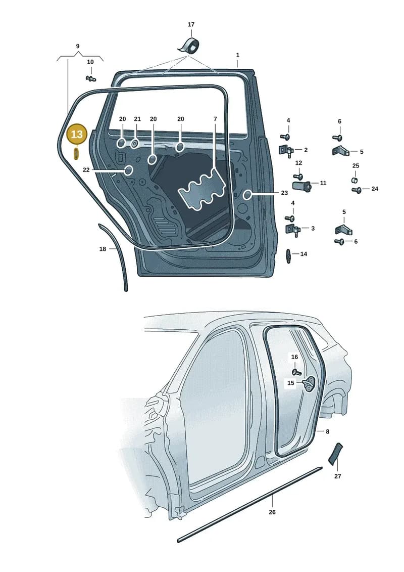 654837947 — Skoda Kodiaq (2024-2024) diagram 57h833000, position 13