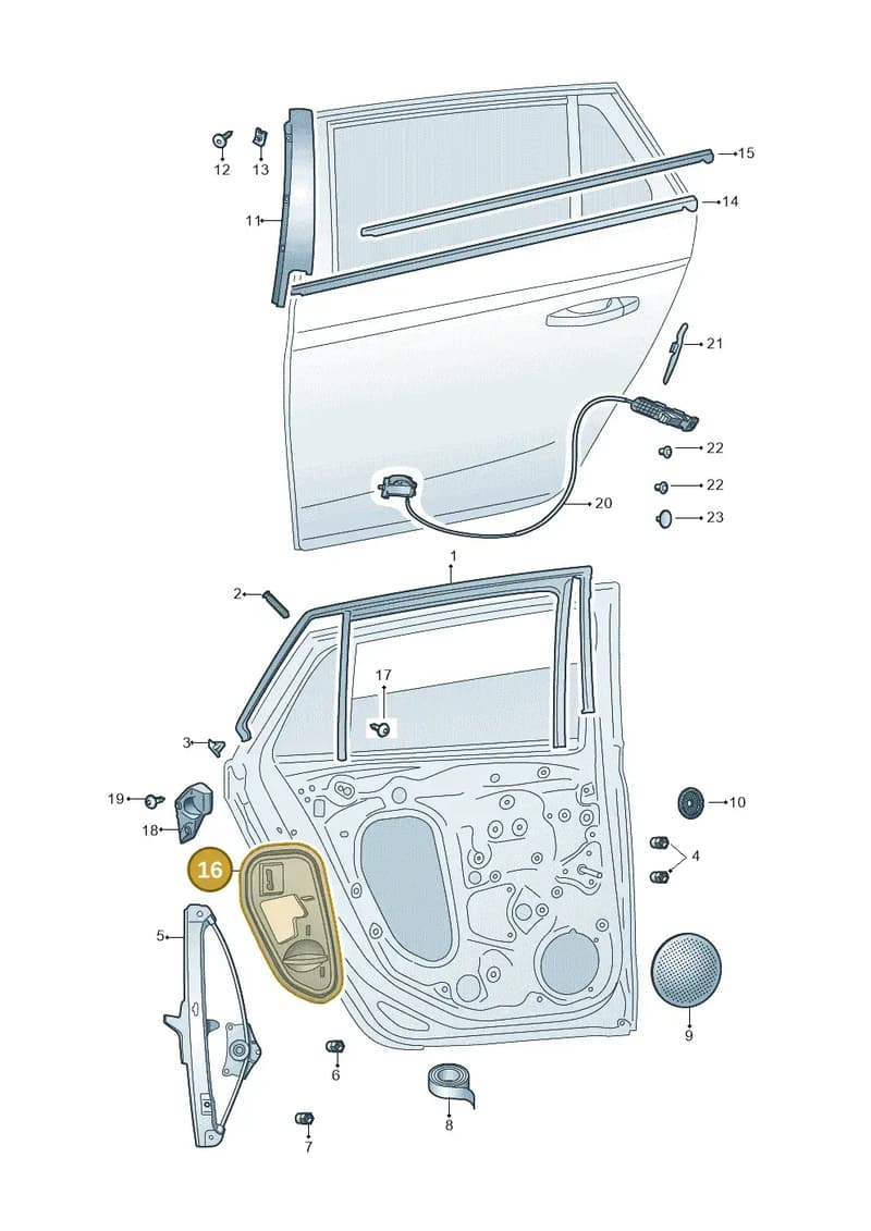 654839915 — Skoda Kamiq (2019-2020) diagram 584839060, position 16