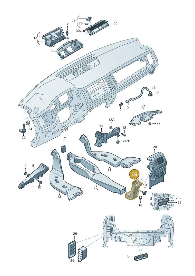 654857946 — Skoda Kamiq (2019-2020) diagram 584819010, position 16