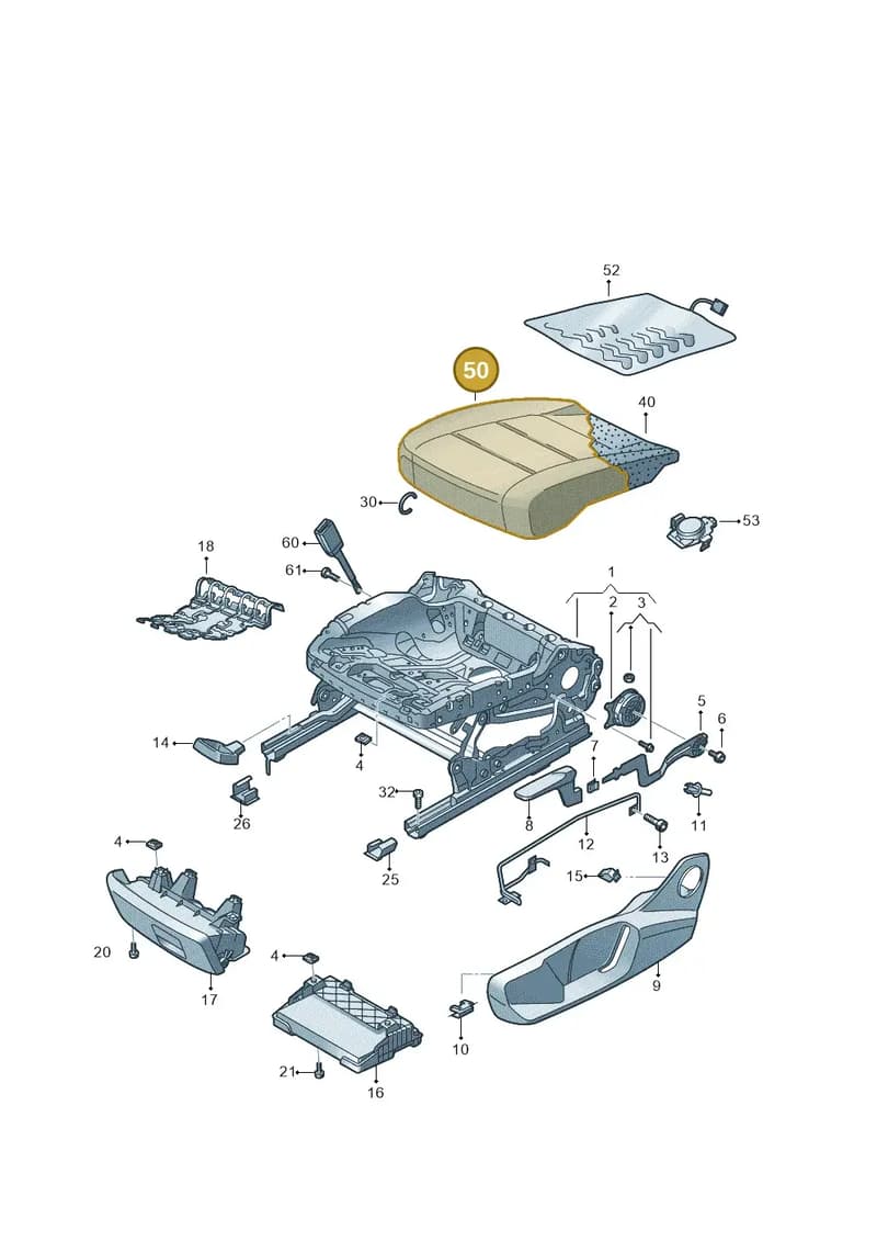 654881405DDUGD — Skoda Kamiq (2019-2020) diagram 837881000, position 50