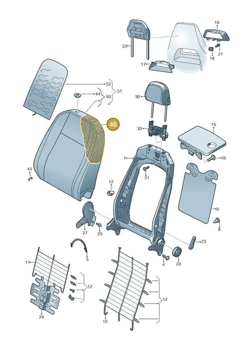 654881775AG — Skoda Kamiq (2019-2020) diagram 584881050, position 40
