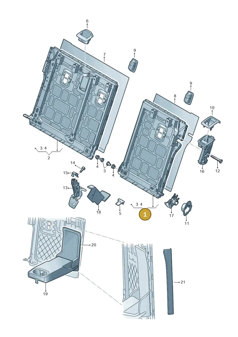 654885501B — Skoda Kamiq (2019-2020) diagram 584000002, position 1