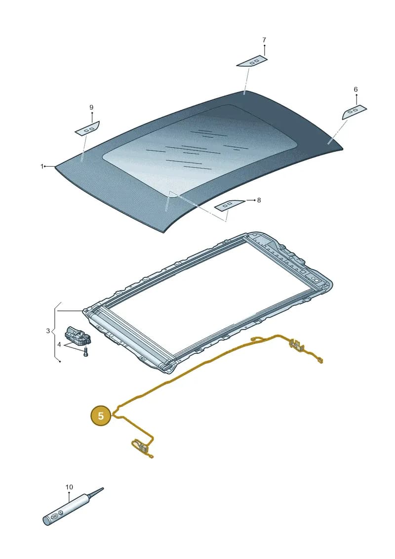 654971648 — Skoda Kamiq (2019-2020) diagram 584877020, position 5