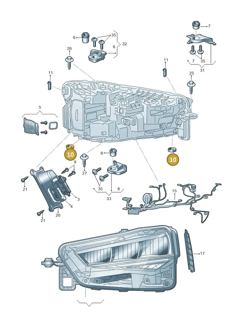 655941137 — Skoda Kamiq (2019-2020) diagram 584941100, position 10