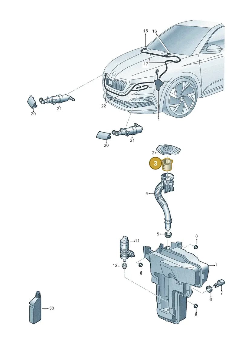 655955485 — Skoda Kamiq (2019-2020) diagram 584955010, position 3