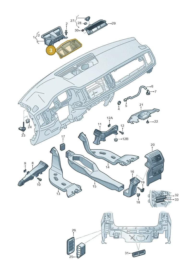 656819363 — Skoda Kamiq (2019-2020) diagram 584819010, position 3