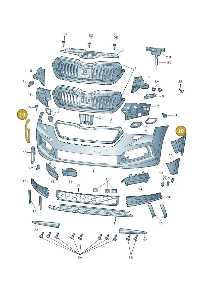 657807056A — Skoda Kamiq (2019-2020) diagram 584807000, position 10