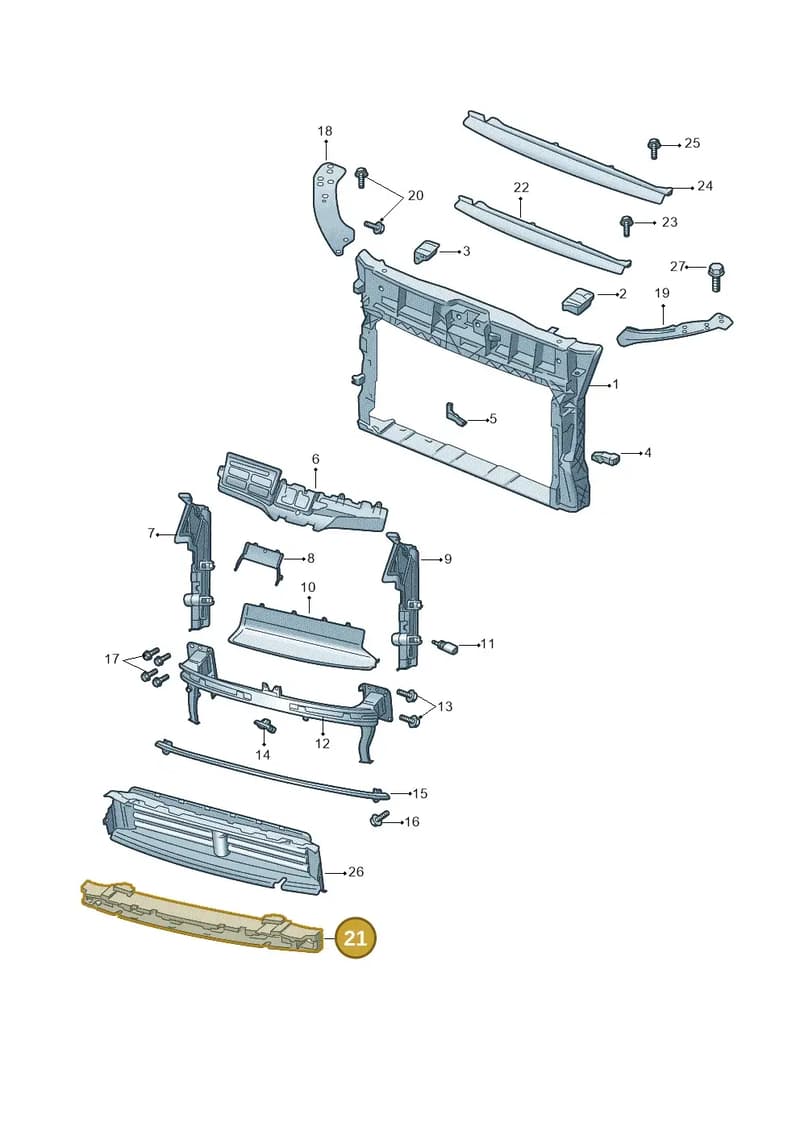 657807248A — Skoda Kamiq (2019-2020) diagram 584805000, position 21