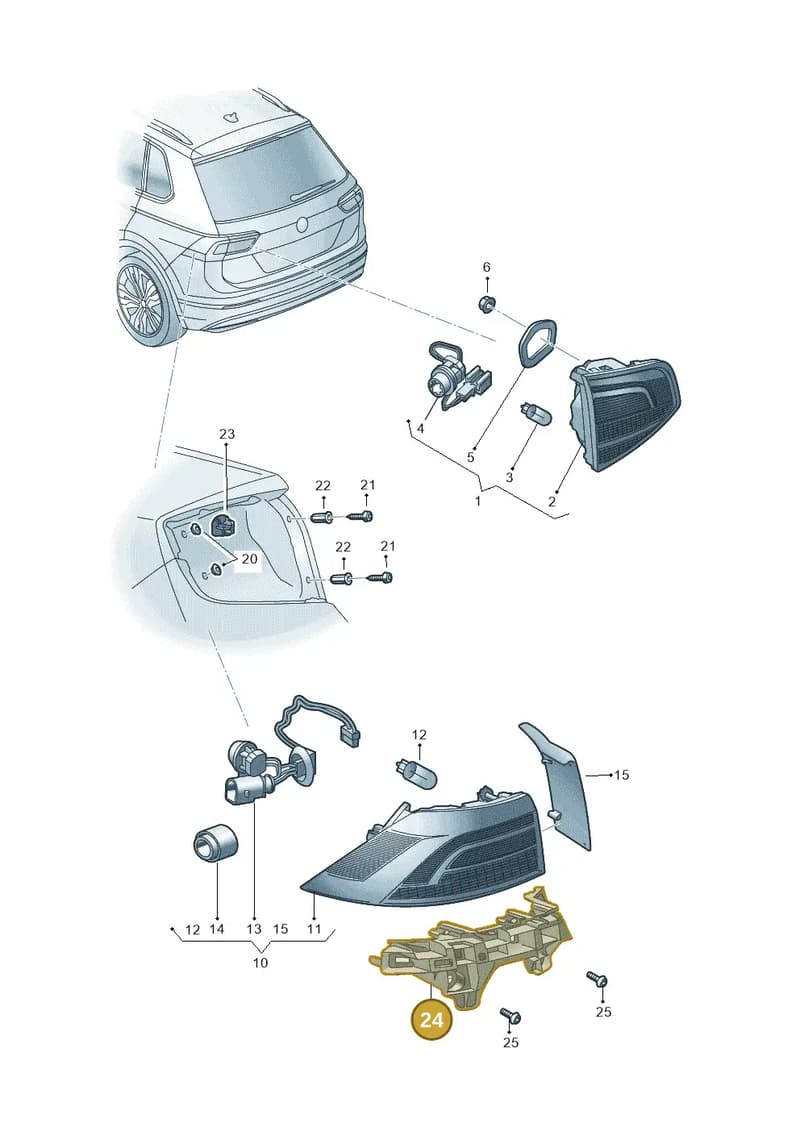 657807393 — Skoda Kamiq (2019-2020) diagram 584945000, position 24