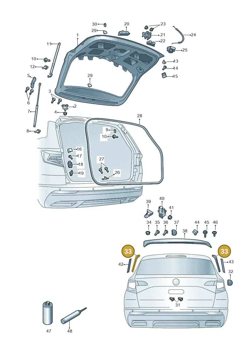 657827931041 — Skoda Kamiq (2019-2020) diagram 584827000, position 33