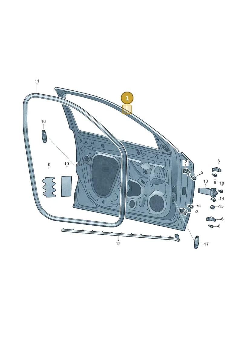 657831052B — Skoda Kamiq (2019-2020) diagram 584831000, position 1