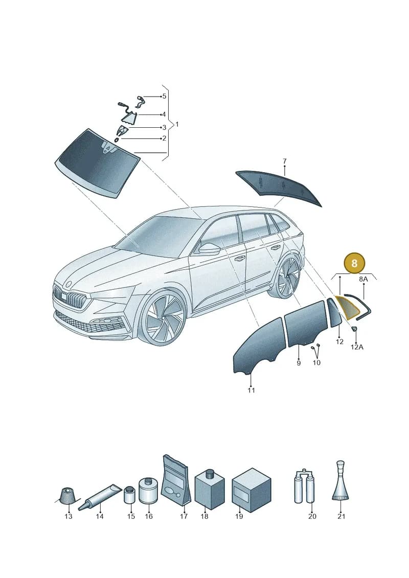 657845297CNVB — Skoda Kamiq (2019-2020) diagram 584845000, position 8