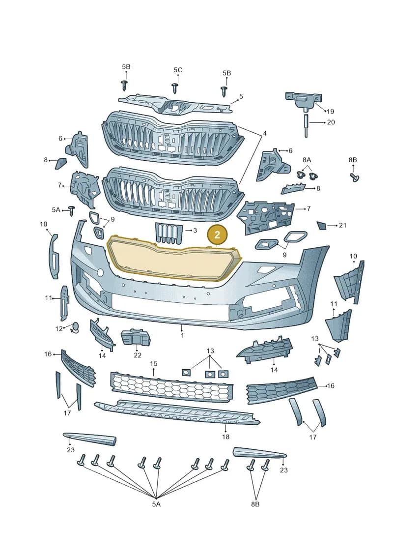 657853761CF9R — Skoda Kamiq (2019-2020) diagram 584807000, position 2