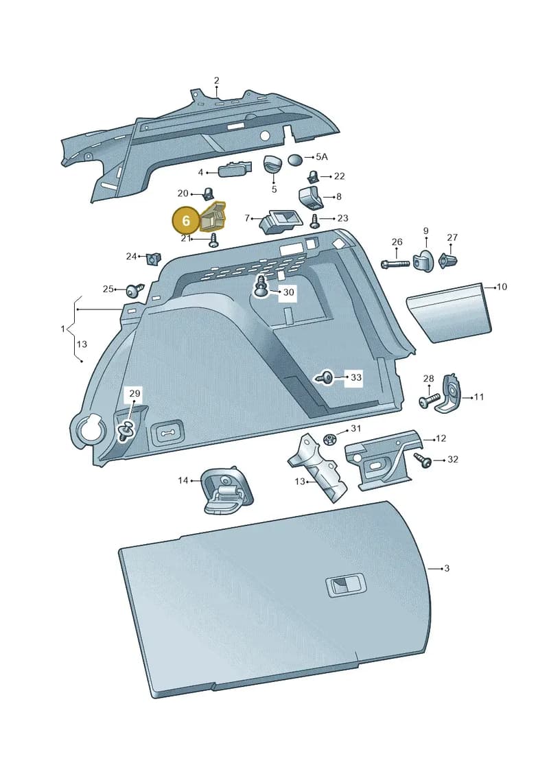 657860273A9B9 — Skoda Kamiq (2019-2020) diagram 584867080, position 6