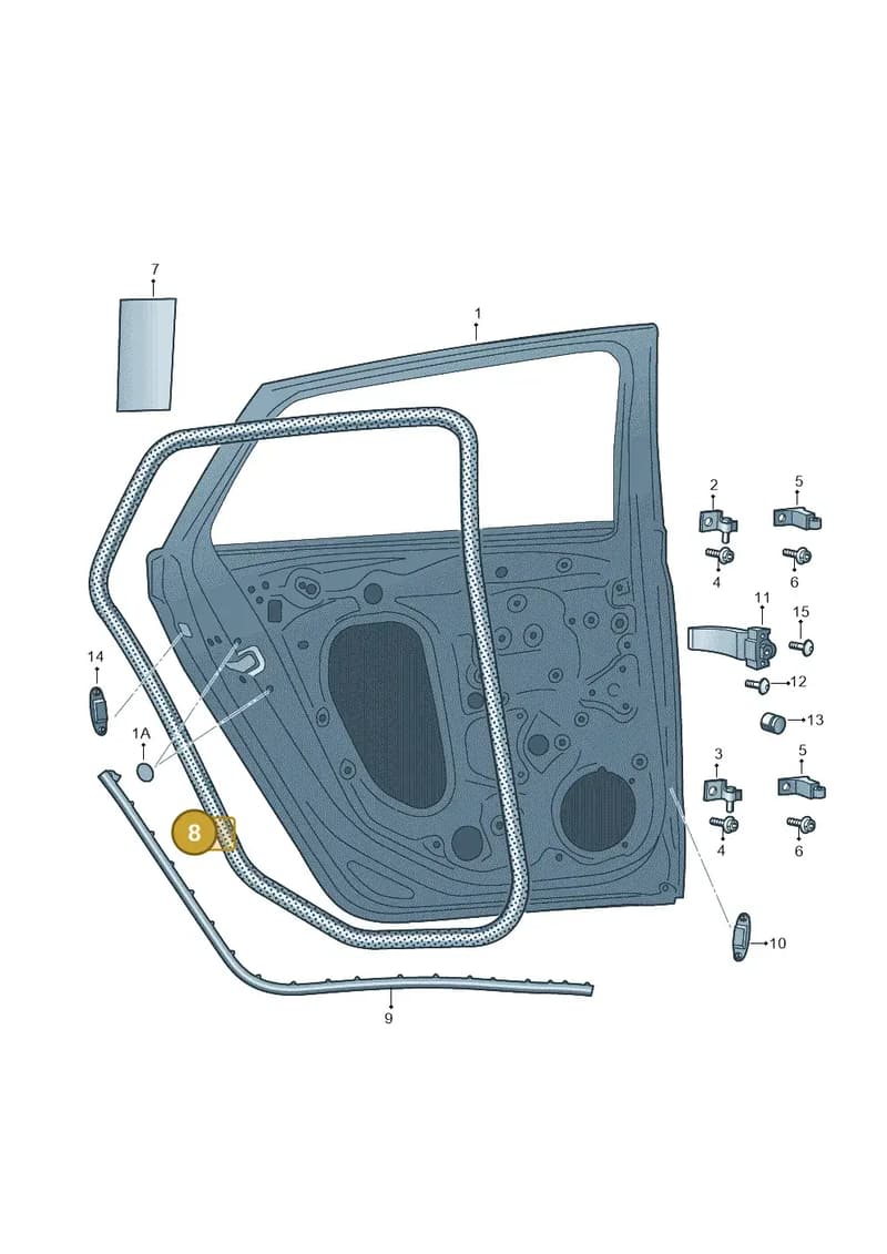 657867367G5AP — Skoda Kamiq (2019-2020) diagram 584833000, position 8