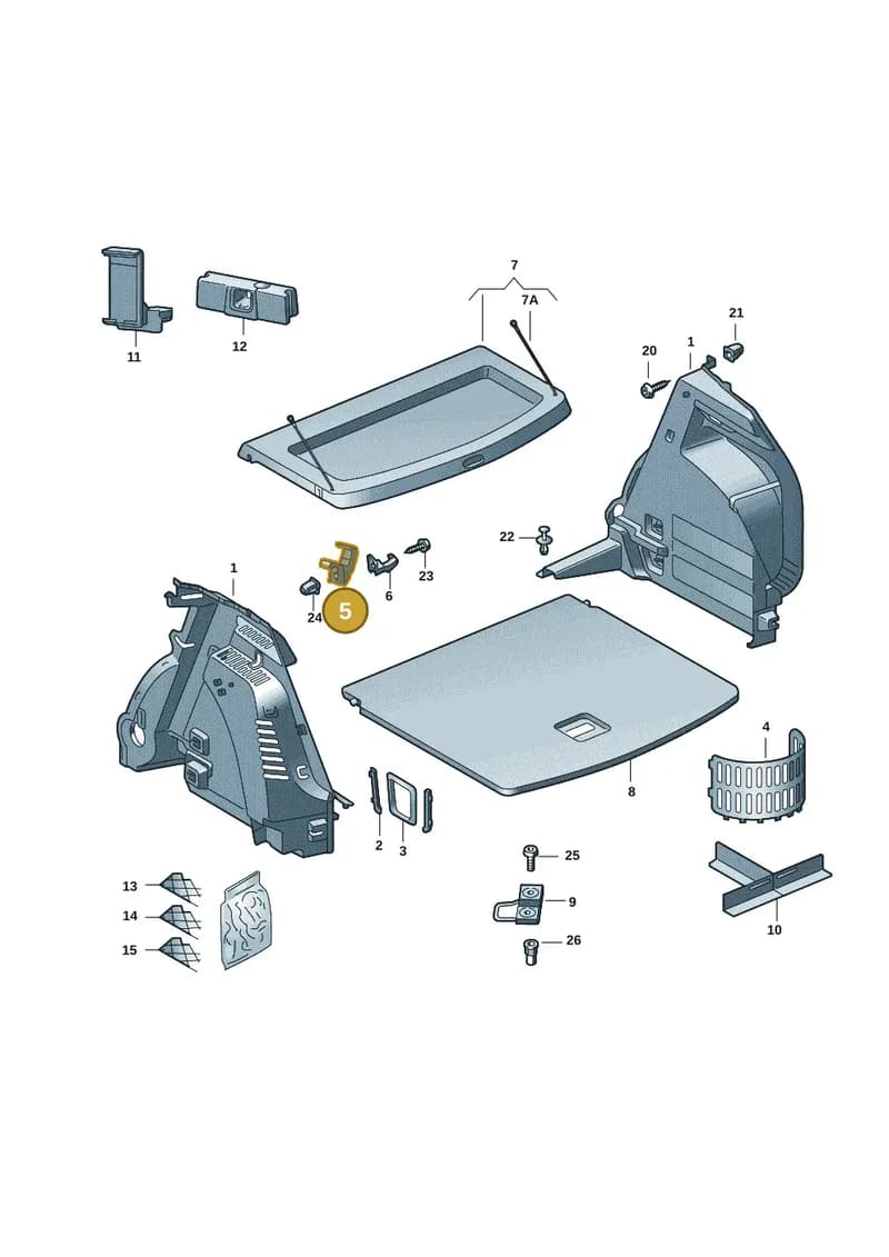 657867615A9B9 — Skoda Fabia (2021-2022) diagram 6vn867080, position 5